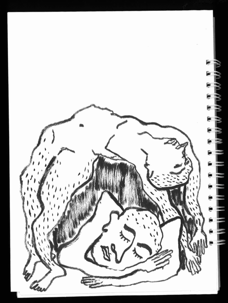 illustration-drawing-ink-black-portrait-scketch-bodies